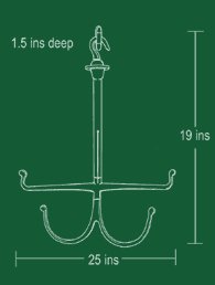 Chelsea tack cleaning hook dimensions