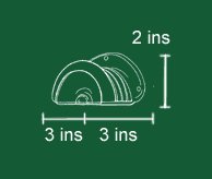 Kensington tack holder dimensions